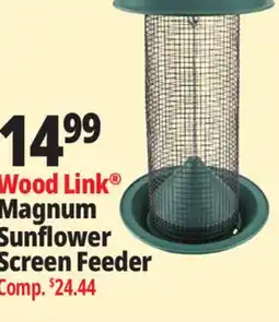 Ocean State Job Lot WoodLink Magnum Black Oil Sunflower Bird Feeder offer
