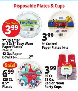 Ocean State Job Lot Aspen Easy Ware 10.25 Heavy-Duty Paper Plates 24 Count offer