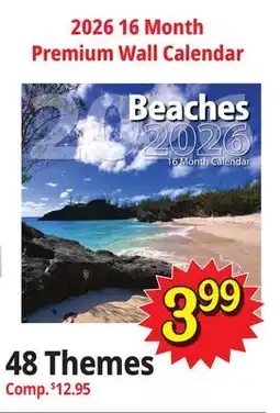 Ocean State Job Lot 2026 Wall Calendars offer