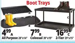 Ocean State Job Lot Boot Trays offer