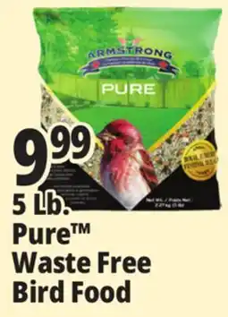 Ocean State Job Lot 5 Lb. Pure Waste Free Bird Food offer