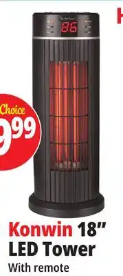 Ocean State Job Lot Konwin 18 LED Tower With remote offer