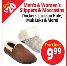 Ocean State Job Lot Men's & Women's Slippers & Moccasins offer