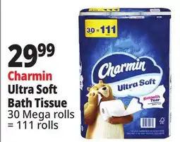 Ocean State Job Lot Charmin Ultra Soft Bathroom Tissue Ultra Soft 30 Mega Rolls offer