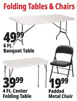 Ocean State Job Lot Folding Tables & Chairs offer