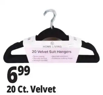 Ocean State Job Lot HomeLiving Velvet Suit Hangers 20 Count offer