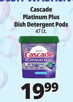 Ocean State Job Lot Cascade Platinum Plus Dishwasher Pods 47 Ct offer