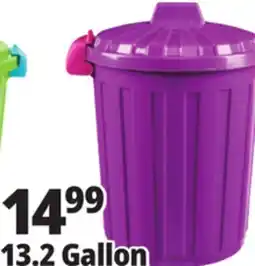 Ocean State Job Lot HemiCasa Medium Oscar Bin with Lid and Handles 25 L offer