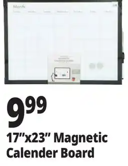 Ocean State Job Lot 17x23 Magnetic Calender Board offer