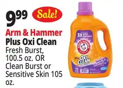 Ocean State Job Lot Arm & Hammer Plus Oxi Clean Stain Fighters Detergent 100.5 oz offer
