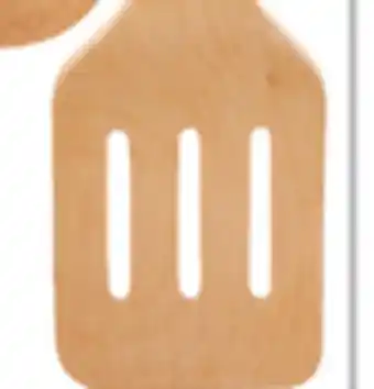 Ocean State Job Lot Beech Wood Slotted Spatula offer