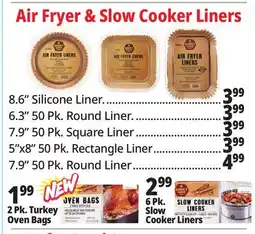Ocean State Job Lot Air Fryer & Slow Cooker Liners offer