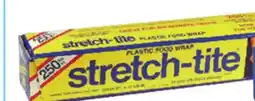 Ocean State Job Lot stretch-tite Premium Plastic Food Wrap 250 sq ft offer