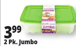 Ocean State Job Lot Mr. Fresh Jumbo Rectangular Food Storage Containers 2 Count offer
