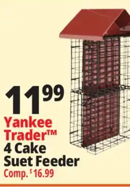 Ocean State Job Lot 4 Suet Cake Bird Feeder Bronze offer