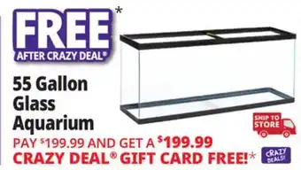 Ocean State Job Lot Aqua Culture 55-Gallon Glass Aquarium Starter Kit offer