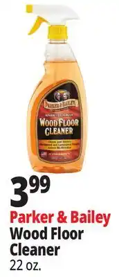 Ocean State Job Lot Parker & Bailey Advanced Formula Wood Floor Cleaner 22 oz offer