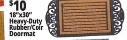 Ocean State Job Lot 18x30 Heavy-Duty Rubber/Coir Doormat offer