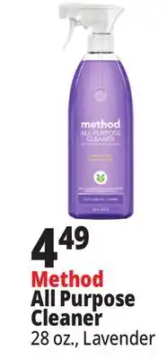 Ocean State Job Lot Method All Purpose Cleaner offer
