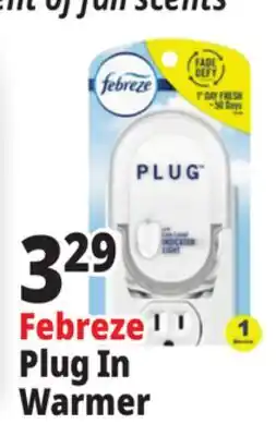 Ocean State Job Lot Febreze Plug In Warmer offer