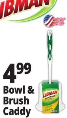 Ocean State Job Lot Libman Bowl Brush & Caddy 2 Piece offer