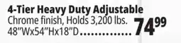 Ocean State Job Lot 4-Tier Heavy-Duty Wire Shelving offer