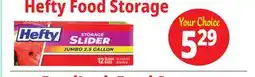 Ocean State Job Lot Hefty Storage Gallon Slider Bags offer