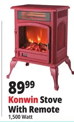 Ocean State Job Lot Konwin Stove With Remote offer