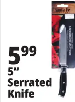 Ocean State Job Lot Santa Fe Professional Grade 5-Inch Serrated Utility Knife offer