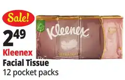 Ocean State Job Lot Kleenex Ultra Soft Pocket Pack Face Tissues 12 Count offer
