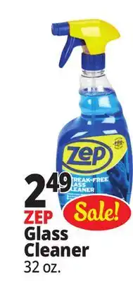 Ocean State Job Lot ZEP Streak-Free Glass Cleaner 32 oz offer