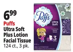 Ocean State Job Lot Puffs Ultra Soft Plus Lotion Facial Tissue offer