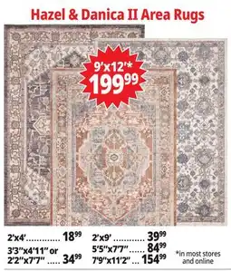 Ocean State Job Lot Hazel & Danica Rugs offer