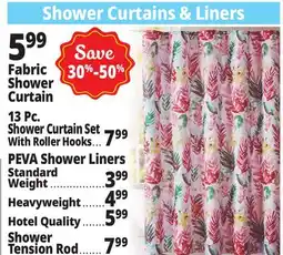 Ocean State Job Lot Shower Curtain & Liners offer