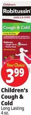 Ocean State Job Lot Children's Cough & Cold offer