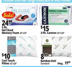 Ocean State Job Lot Bed Pillows offer