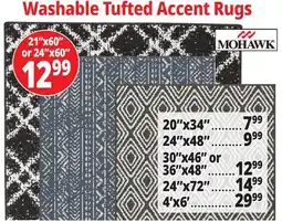 Ocean State Job Lot Washable Tufted Accent Rugs offer