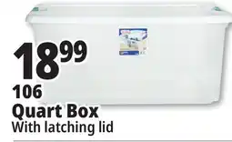 Ocean State Job Lot Sterilite Latch Top Storage Box 106 Qt offer