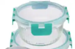 Ocean State Job Lot Round Glass Food Storage 2pk offer
