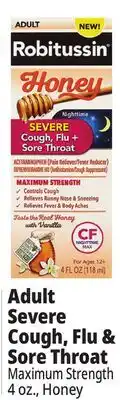 Ocean State Job Lot Adult Severe Cough, Flu & Sore Throat offer