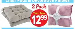 Ocean State Job Lot Chair Pads & Decorative Pillows offer