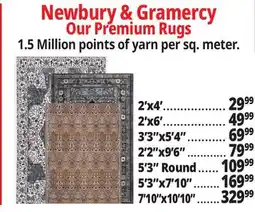 Ocean State Job Lot Newbury & Gramercy Our Premium Rugs offer