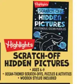 Ollie's SCRATCH-OFF HIDDEN PICTURES offer