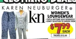 Ollie's KAREN NEUBURGER WOMEN'S LOUNGEWEAR offer