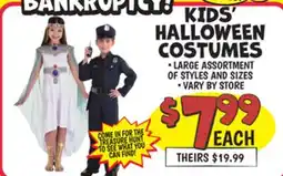 Ollie's KIDS' HALLOWEEN COSTUMES offer