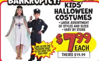 Ollie's KIDS' HALLOWEEN COSTUMES offer