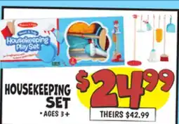 Ollie's HOUSEKEEPING SET offer
