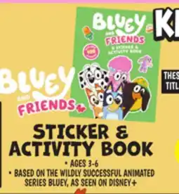 Ollie's BLUEY STICKER & ACTIVITY BOOK offer