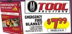 Ollie's EMERGENCY FIRE BLANKET offer