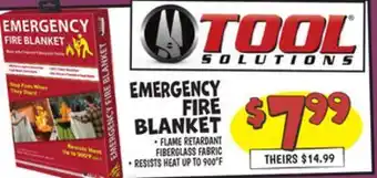Ollie's EMERGENCY FIRE BLANKET offer